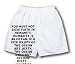 White Boxer Short with You must not lose faith in humanity. Humanity is an ocean; if ...