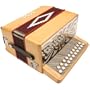 2 row button accordion