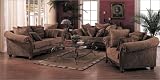 Elizabeth Sofa and Love Seat By Coaster Furniture With Silver Shipping