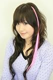 パーティグッズ『エクステストレート《蛍光ピンク》』エクステンション（つけ毛）【コスプレ】