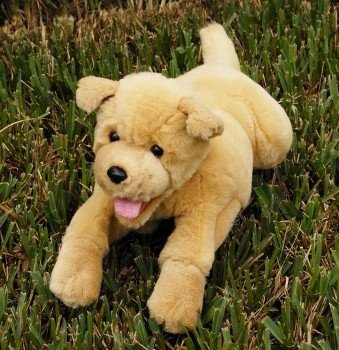 Childrens Toyshop  Toys : Puppy (beige) 10in Animal Puppet (P8048T)