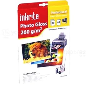 Inkrite PhotoPlus Professional Paper Photo Gloss 260gsm A4 (20 sheets)