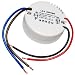 Bild: 0,5W-12W LED Trafo (runde Bauform passend f�r Unterputzdosen) AC 230V 0,1A - DC 12V 1A
