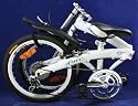 City3 White Folding Bike by Lindo Shimano 6 Speed Revoshift Grip Shift Gears 20" Wheels *LTD DISCOUNT APPLIED*