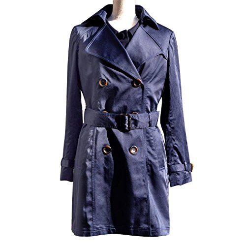 ノーブランド品 濃紺無地スプリングトレンチコート　Mサイズ　75600