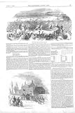 10 Mile Race New York Antique Print 1845