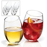 Anchor Hocking 15-Ounce 8-Piece Stemless Wine Glass Set