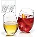 Anchor Hocking 15-Ounce 8-Piece Stemless Wine Glass Set