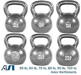 Ader Russian Premier Kettlebell, 6pc Set (lb): 55, 60, 70, 80, 90, 100