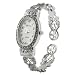 Geneva Platinum Marcasite Oval Face Women's Watch