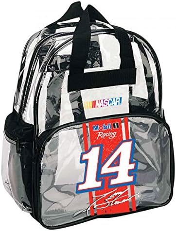 NASCAR #14 Tony Stewart Clear Backpack-NASCAR Backpack-NEW for 2016!