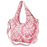 Belvah Damask Canvas Hobo Handbag (Pink) Review
