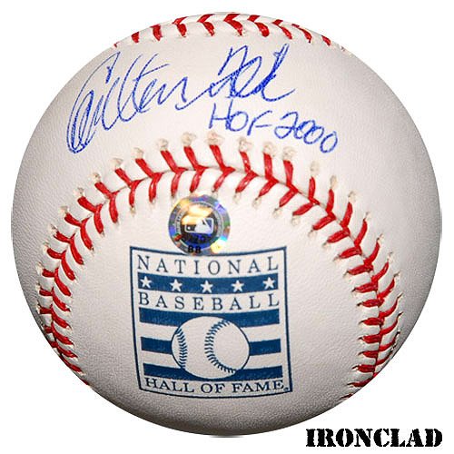 Ironclad Boston Red Sox Carlton Fisk Signed Hof Baseball W/ Hof 2000 Inscription