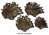 Nested Leaf Plate 7.5wx9.5l Green