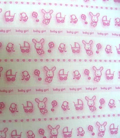 Picture of Cozy SheetWorld Fitted Pack N Play (Graco Square Playard) Sheet - Baby Girl Toy Rows - Made In USA PP3636-W253 (Playard Bedding)
