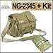 Electronics : National Geographic Midi Shoulder Bag Digital Slr Or Point and Shoot Camera & Camcorder Bag Plus Free National Geographic Passport Holder Bundle