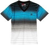 Southpole - Kids Boys 2-7 V-Neck Engineered Stripe
