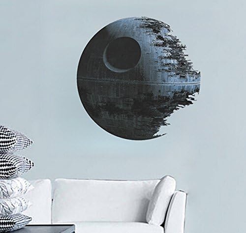 Giant Star Wars the Death Star 3d Wall Sticker for Kids Rooms Wall Adhesive Home Decor Wall Decals (The Death Star)