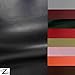 SOLID SOFT FAUX FAKE LEATHER VINYL FABRIC - Red - 54