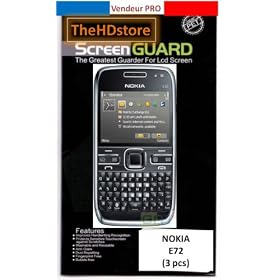 Films De Protection �cran Screenguard Pour Nokia E72 - Lot De 3