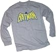 Batman Vintage Bat-Cape Logo Adult Long-Sleeve T-Shirt