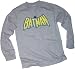 Batman Vintage Bat-Cape Logo Adult Long-Sleeve T-Shirt