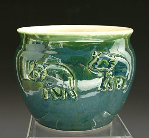 Ceramic Planter, Porcelain Planter, Flower Planter, Pottery Planter, Elephant Planter, Flower Pot