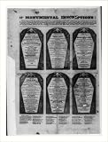 Historic Print (L): Monumental inscriptions!