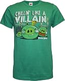Fifth Sun Angry Birds Chillin Like a Villain Mens Slim Fit T-Shirt