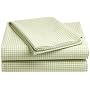 Pinzon Kids Gingham Twin Sheet Set, Light Green
