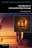 Introduction to astronomical spectroscopy