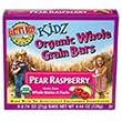 Earth's Best Kidz Organic Whole Grain Bars, Pear Raspberrys, 4.4-Ounce Boxes (Pack of 12)
