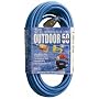 Coleman Cable 02368-06 16-3 50-Foot Hi-Vis Low Temp Winter Extension Cord, Blue