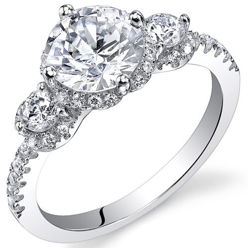 Revoni künstlicher Diamant Verlobungsring