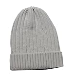(コ-ランド) Co-land ベビー帽子 新生児ハット ニットキャップ 子供用 防寒 赤ちゃん キッズ帽子 幼児 男女児 お出かけ キャンディカラー グレー