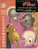 San Francisco 49ers vs New York Giants (Game Program) (August 19, 1962) (YA Tittle) (Del Shofner) (John Brodie) (Frank Gifford) (Bill Kilmer)