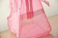 Jdbuy Multipurpose Floral Crystal Comestic Makeup Beauty Storage Travelling Bath Bag (Pink)