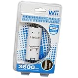 3600mAh Rechargeable Battery Pack for Nintendo Wii Remote Controller