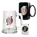 Portland Trail Blazers NBA 15oz Tankard, 15oz Ceramic Mug & 2oz Shot Glass Set - Primary Logo