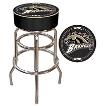 Western Michigan University Padded Bar Stool - Game Room Products Pub Stool NCAA - Colleges