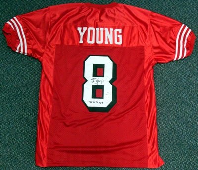 Steve Young Autographed/Hand Signed SF 49ers Jersey SB XXIV MVP PSA/DNA