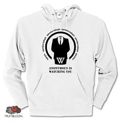 WIKILEAKS OPERATION LEAKSPIN - ANONYMOUS IS WATCHING YOU Kapuzen-Sweat-Shirt