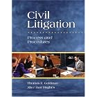 Click here to buy Civil Litigation: Process and Procedures by  Thomas F. Goldman and Alice Hughes.