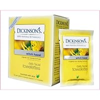 Dickinson's Witch Hazel Formula Towelettes with Aloe - 20 ea -