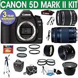 Canon EOS 5D MARK II Digital Camera + Canon 28-135 Zoom Lens + Canon 75-300 ....