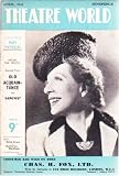 THEATRE WORLD MAGAZINE BACK ISSUE APR 1942 EDITH EVANS - KATHERINE MARKHAM