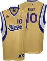 Mike Bibby Sacramento Kings Old Gold Replica Adidas NBA Jersey