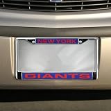 New York Giants NFL Laser Auto Tag Frame