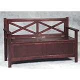 IMAGE OF Double X-Back Storage Bench