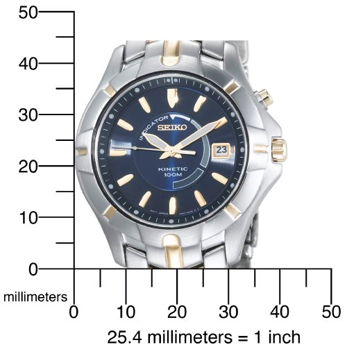 Seiko Ska402 Kinetic Two Tone Watch